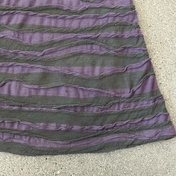 Free People Purple & Grey Striped Bodycon Mini Dress - Picture 4 of 5